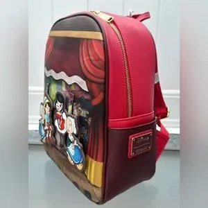 Pinocchio♠️Marionette Backpack Set Loungefly Disney Pinocchio Dancing Mini Backpack | Hot Topic main image 4